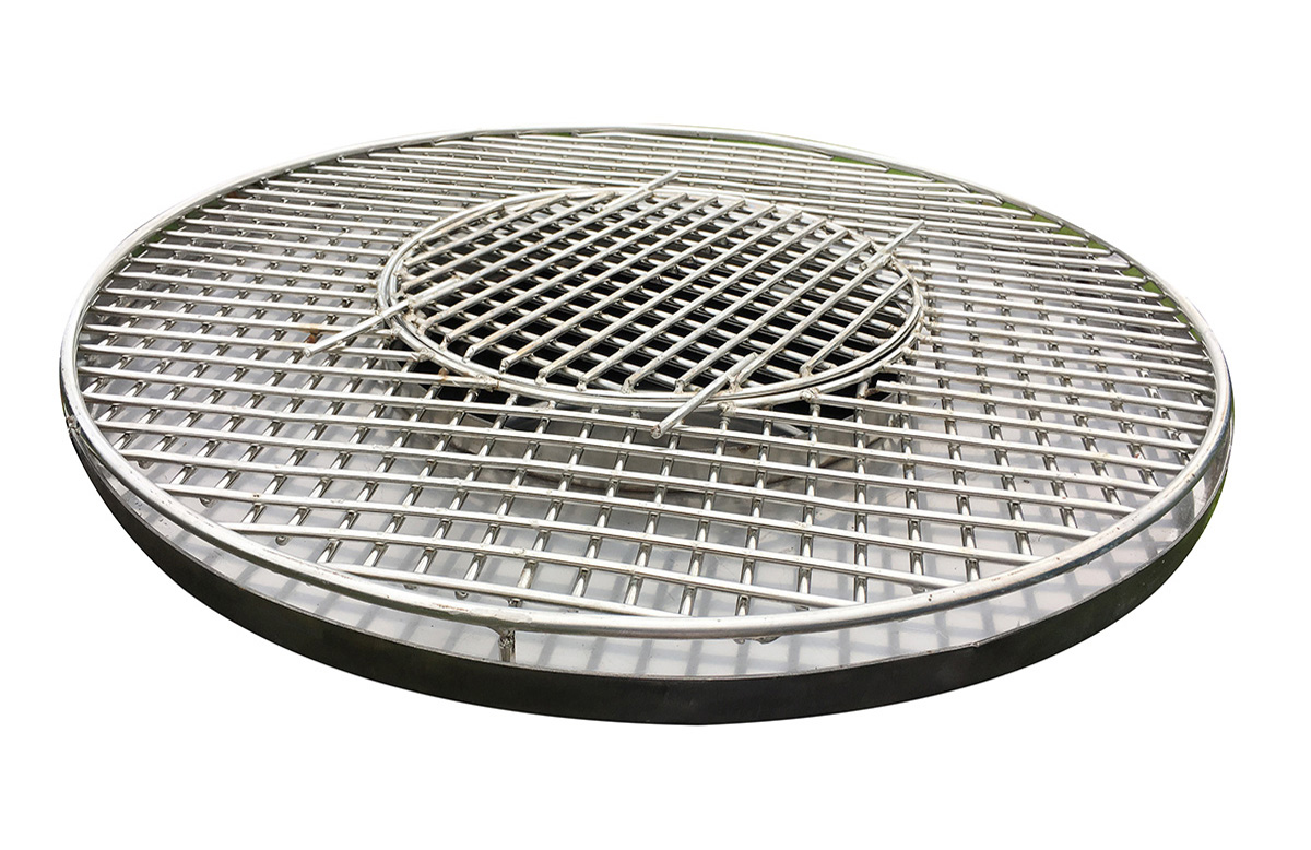 Stainless steel fire pit coooking grills